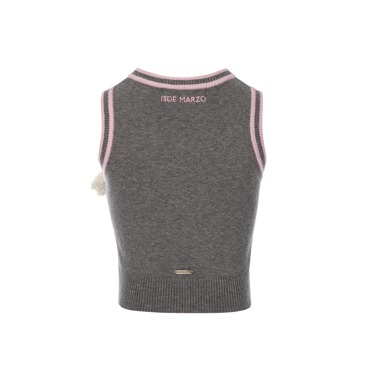 13De Marzo DOOZOO WEAVE KNIT VEST