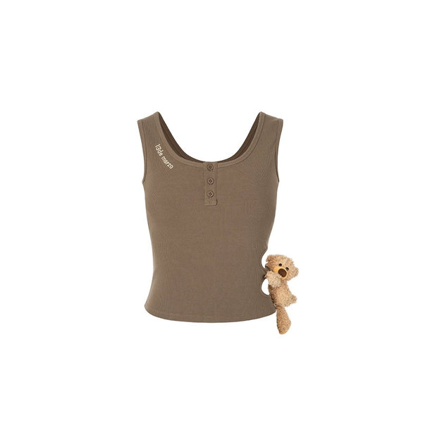 BEAR HOLLOWED OUT TANK TOP