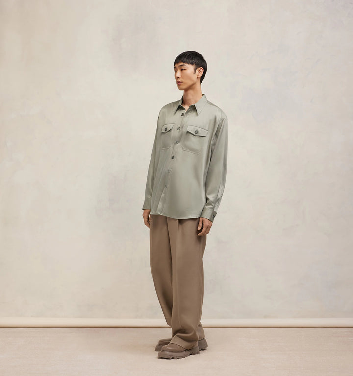 AMI Paris OVERSHIRT WITH CHEST POCKET