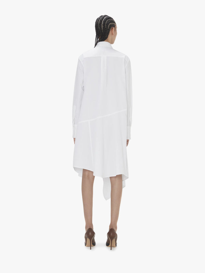 JW ANDERSON DECONSTRUCTED SHIRT DRESS/WHITE