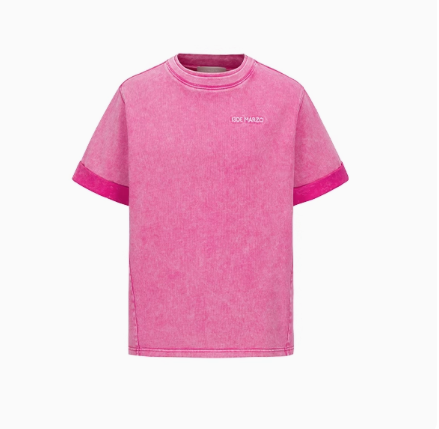 WASHED SEQUINS LOGO T-SHIRT