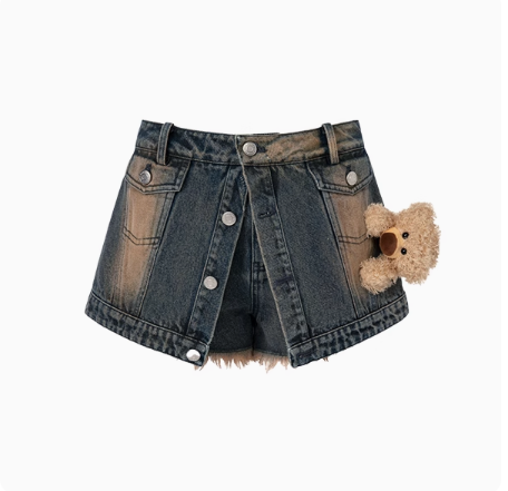 Doozoo Denim Jacket Shorts