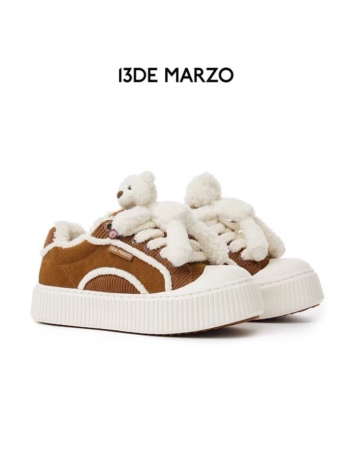 13De Marzo BEAR BISCUIT SNEAKER FUZZY BEAR