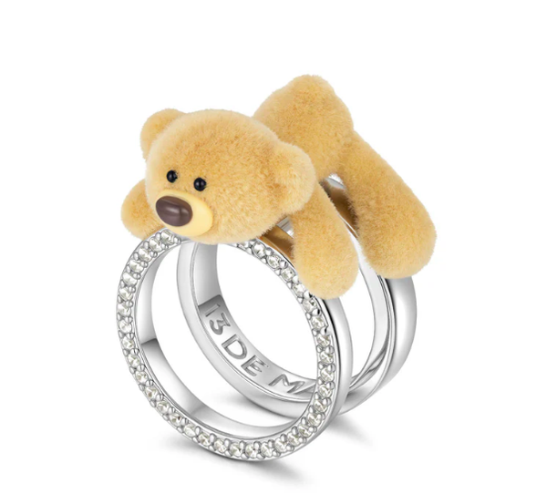 HUGGY BEAR DOUBLE RING