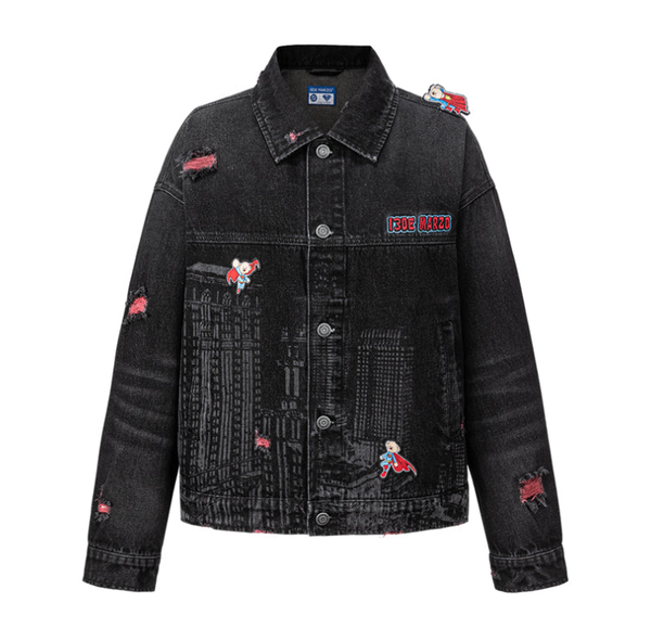 SUPERMAN BEAR DENIM JACKET