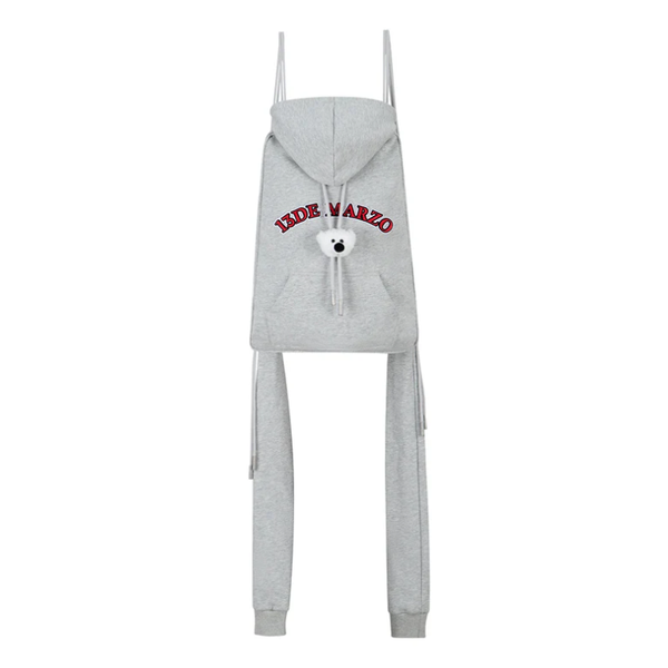 DOOZOO FAUX HOODIE STRING BAG