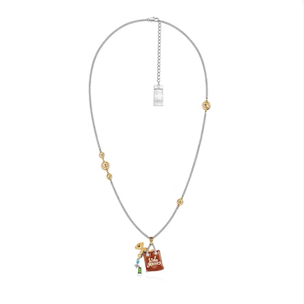 BEAR TOTEBAG NECKLACE