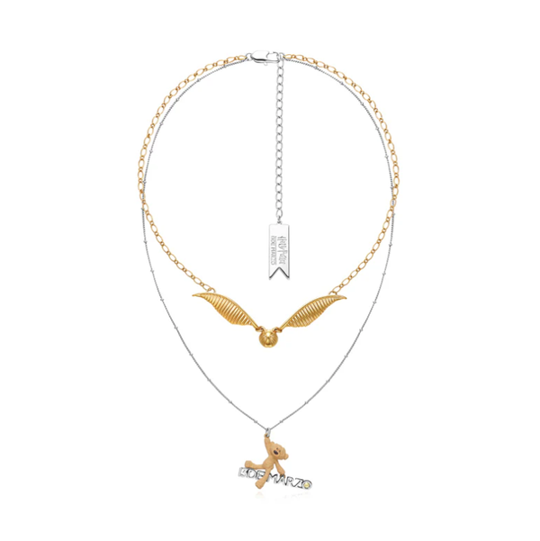 HARRY POTTER × 13DE MARZO GOLDEN SNITCH BEAR NECKLACE