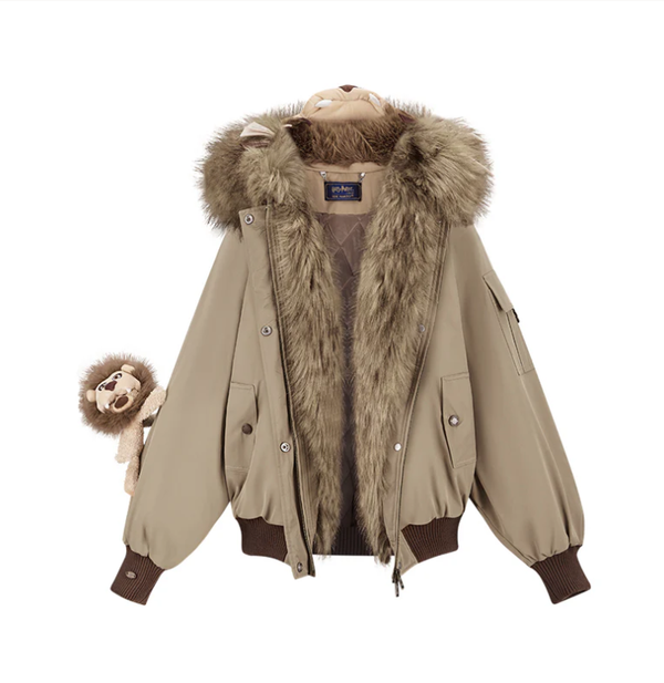 HARRY POTTER × 13DE MARZO LUNA LOVEGOOD LION PILOT JACKET
