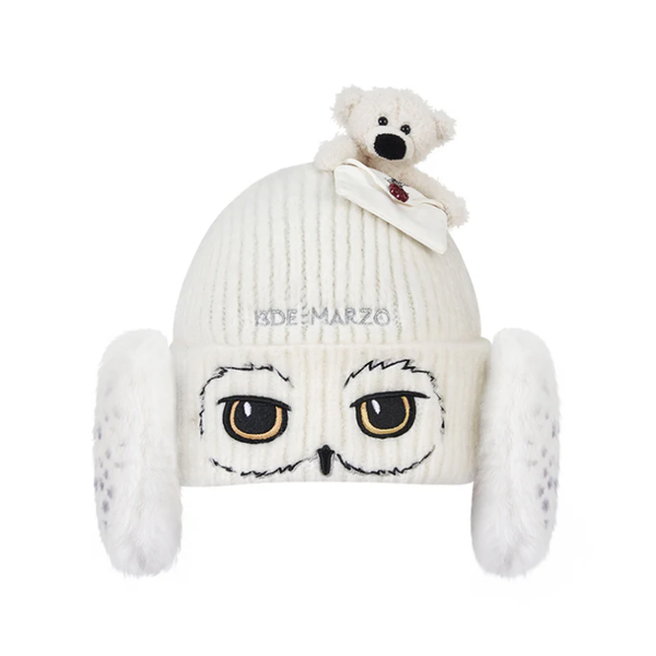 HARRY POTTER × 13DE MARZO HEDWIG HOGWARTS OFFER BEAR BEANIE