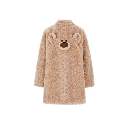 BEAR FUZZY LONG COAT
