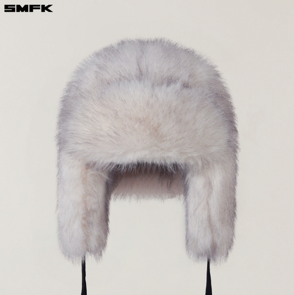 COMPASS MODE WASTELAND FURRY HUNTING HAT ARCTIC FOX WHITE