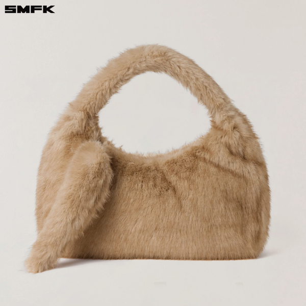 COMPASS COBBLE FURRY BAG/LARGE SAND Regular price