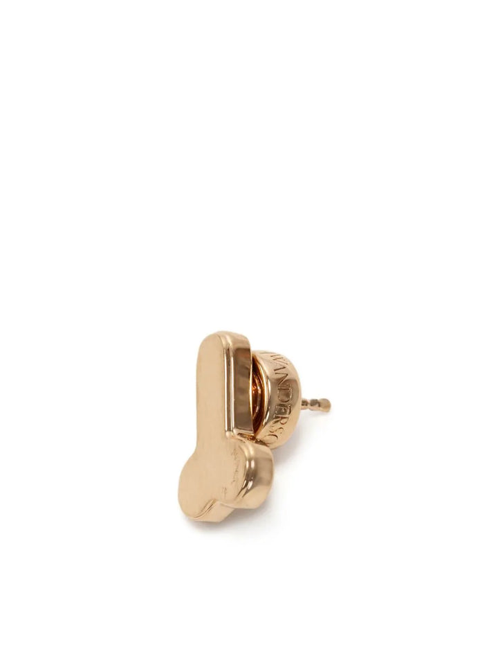 JW ANDERSON PENIS STUD EARRING/BROWN