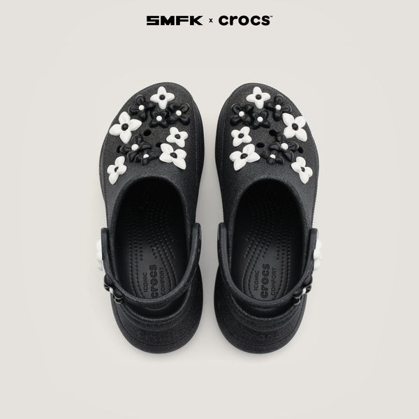 SMFK X CROCS BAE CLOG BLACK DIAMOND