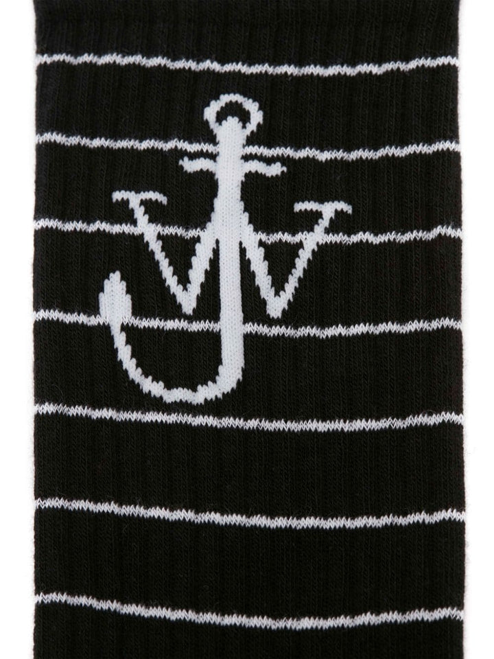 JW ANDERSON STRIPED ANCHOR SOCKS