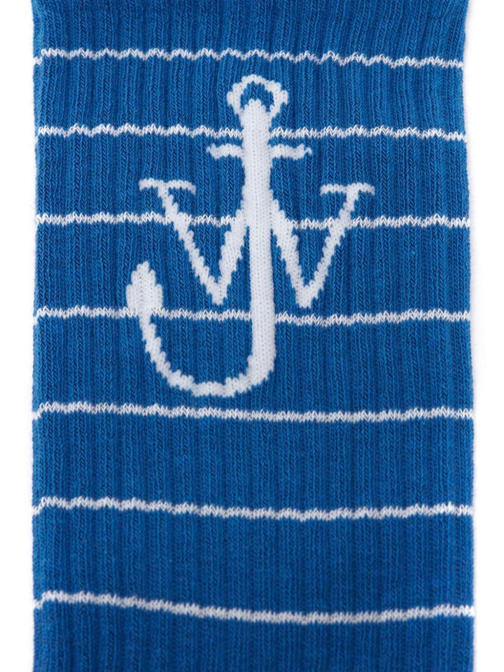 JW ANDERSON STRIPED ANCHOR SOCKS