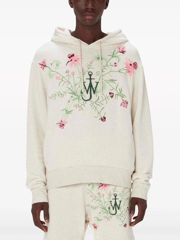JWANDERSON POL THISTLE EMBROIDERY HOODIE
