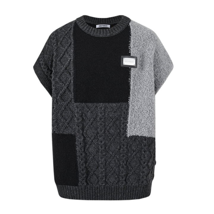 13De Marzo BEAR WEAVE KNIT VEST