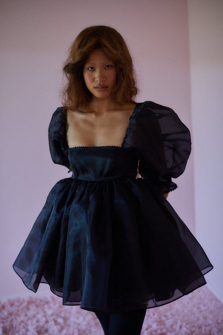 Selkie THE PUFF DRESS/ BLACK