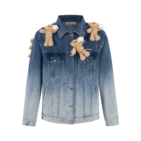 LUMI STAR BEAR DENIM JACKET