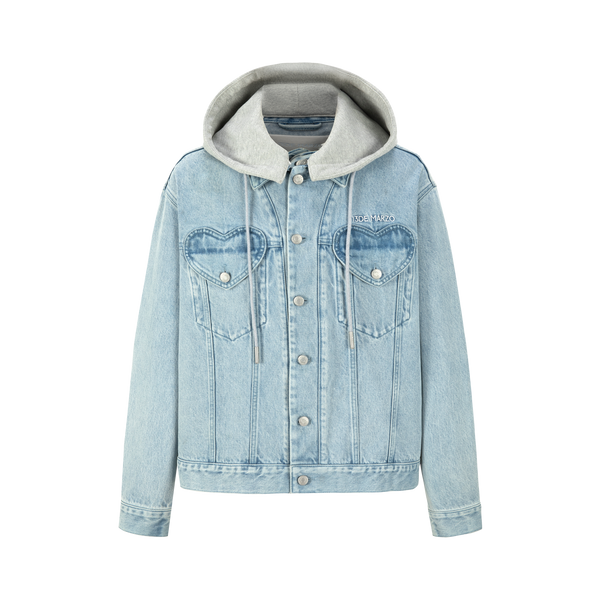 BEAR HEART DENIM JACKET