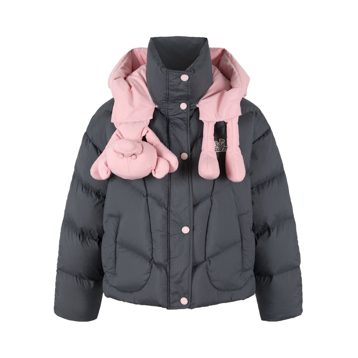 13De Marzo BEAR HOOD DOWN JACKET