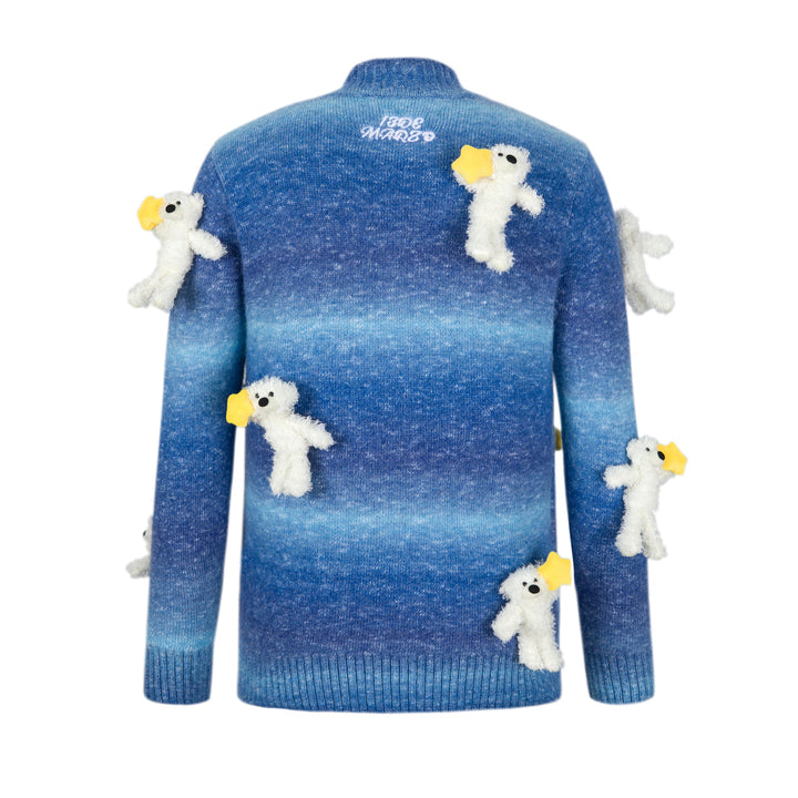 13De Marzo LUMI STAR BEAR KNIT CARDIGAN