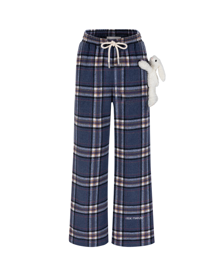 13De Marzo DOOZOO PLAID STRAIGHT PANTS