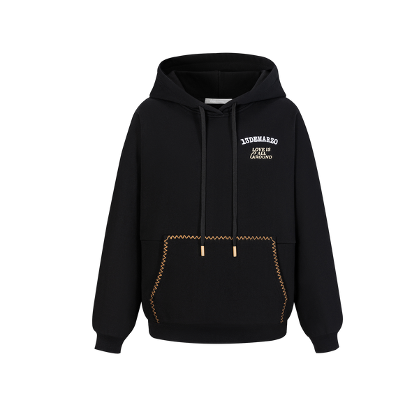 BEAR BIG LOGO PATCH HOODIE