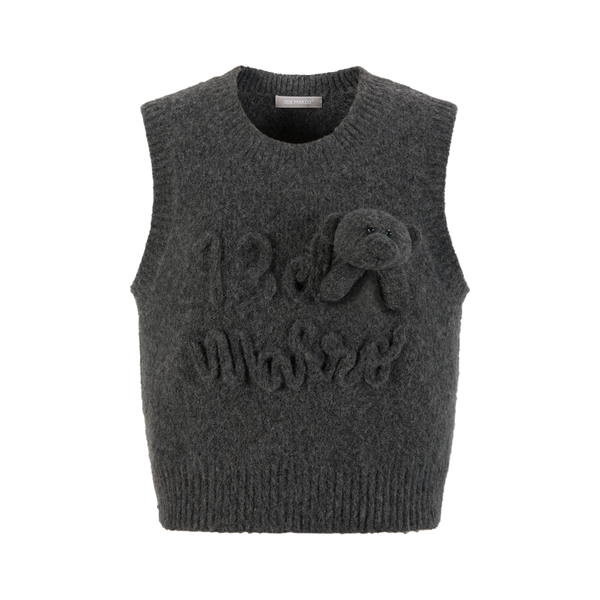 13De Marzo ROPE KNIT LOGO VEST