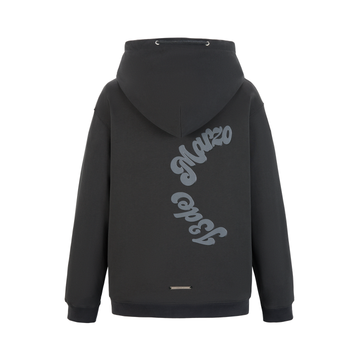 13De Marzo DOOZOO STRINGS CURVED LOGO HOODIE