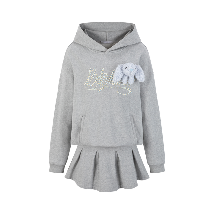 13De Marzo DOOZOO LAVERED HOODIE DRESS