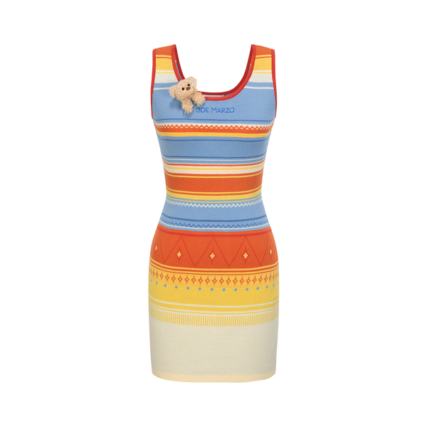 BOHEMIAN STRIPE DRESS
