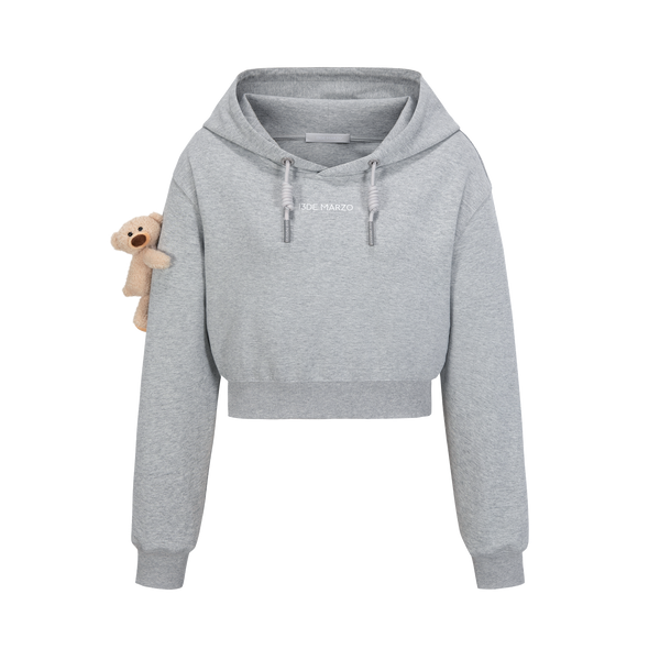 BEAR LOGO PATCH HOODIE