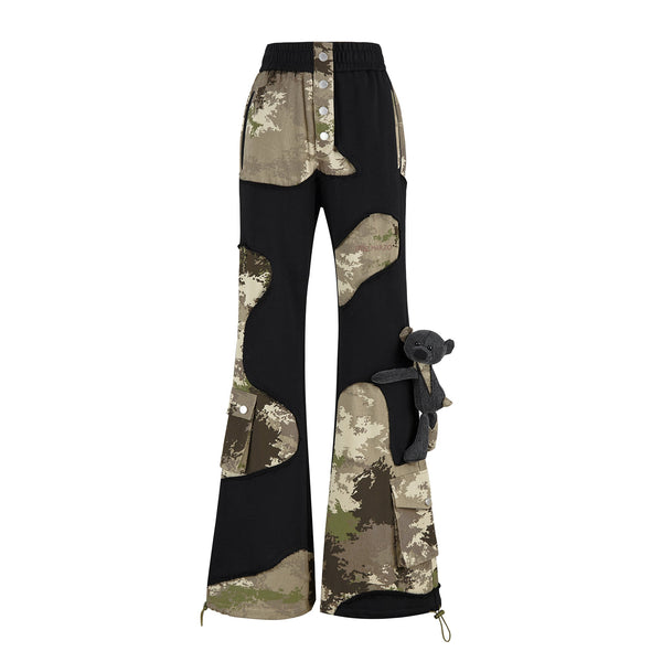 13De Marzo CAMO DENIM SWEATPANTS