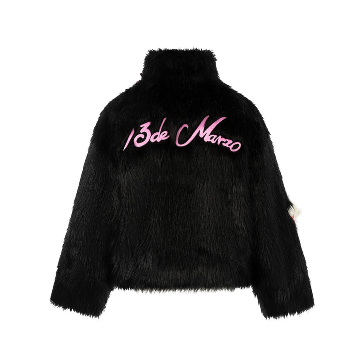 13De Marzo KUROMI BEAR ARTIFICIAL MINK COAT