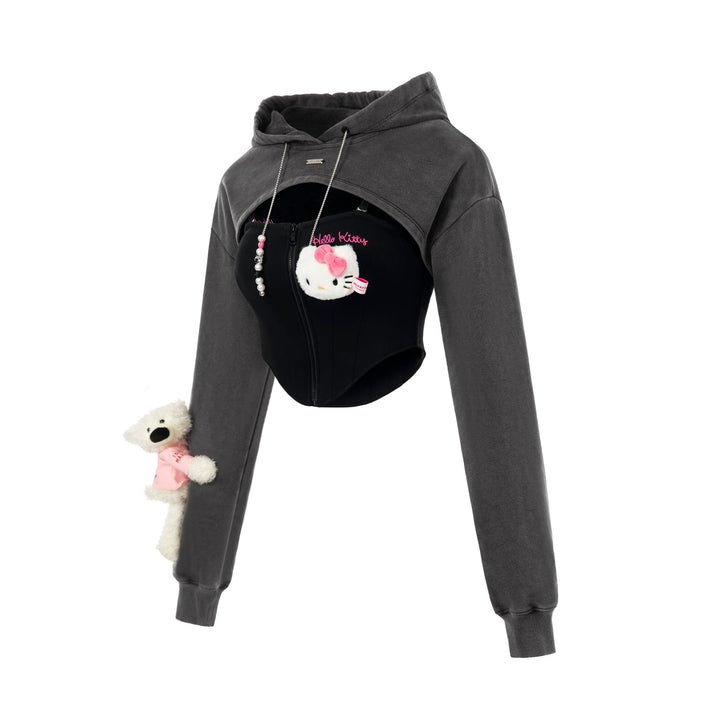 13De Marzo HELLO KITTY BEAR SPORTS HOODIE