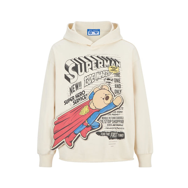 SUPERMAN BEAR HOODIE