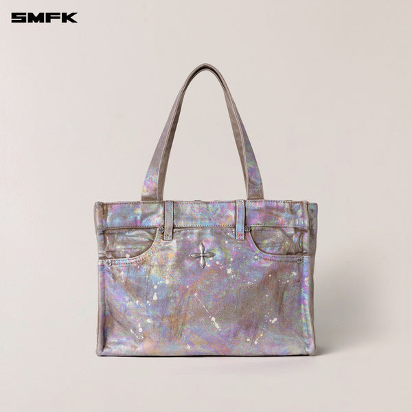 RAGE WILD FANTASY BRICK DENIM TOTE MEDIUM FANTASY LAND