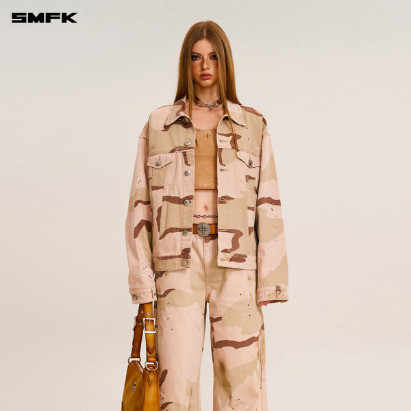 COMPASS MODE CAMO DENIM JACKET DESERT CAMOUFLAGE