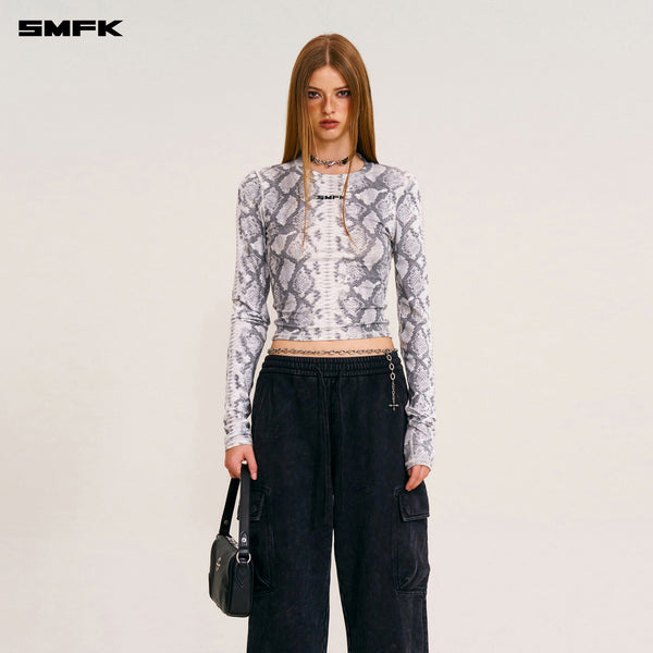 FUTURE MIRAGE SPORTS TOP WHITE SERPENT