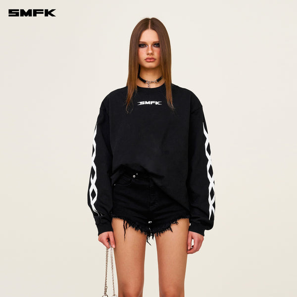 FUTURE GENE SLEEVED SWEATSHIRT BLACK