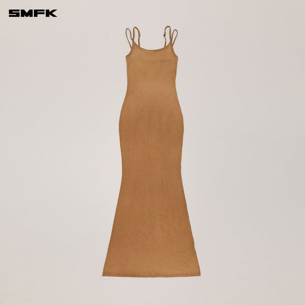 VINTAGE HURRICANE FADE LONG DRESS FADING DESERT