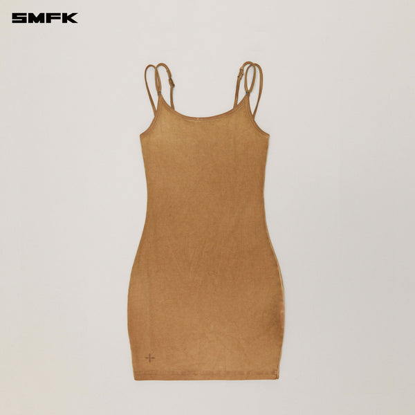 VINTAGE HURRICANE FADE SHORT DRESS FADING DESERT