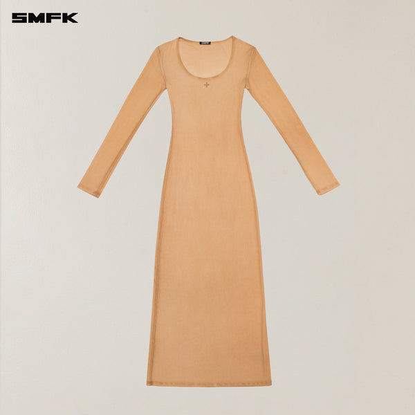VINTAGE HURRICANE SILK FADE BODY DRESS FADING DESERT