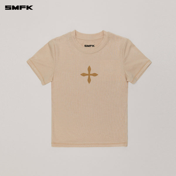 COMPASS ORIGINAL BADGE TEE SAND