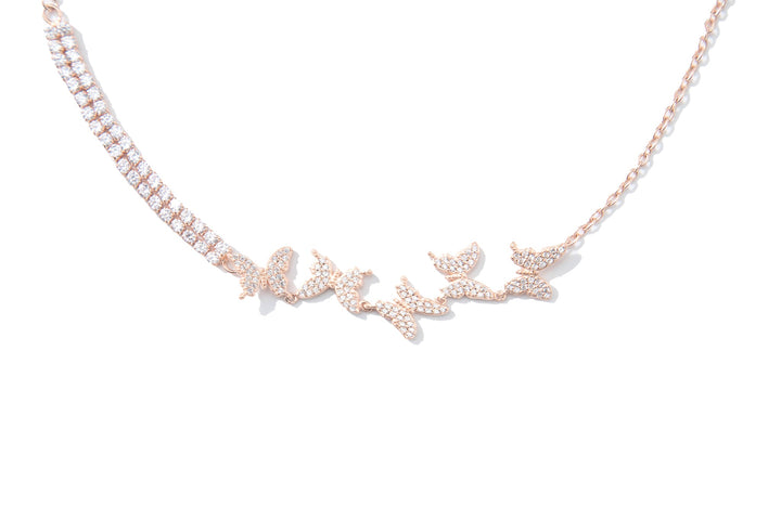 13De Marzo ARTIFICIAL DIAMOND BUTTERFLY BRACELET