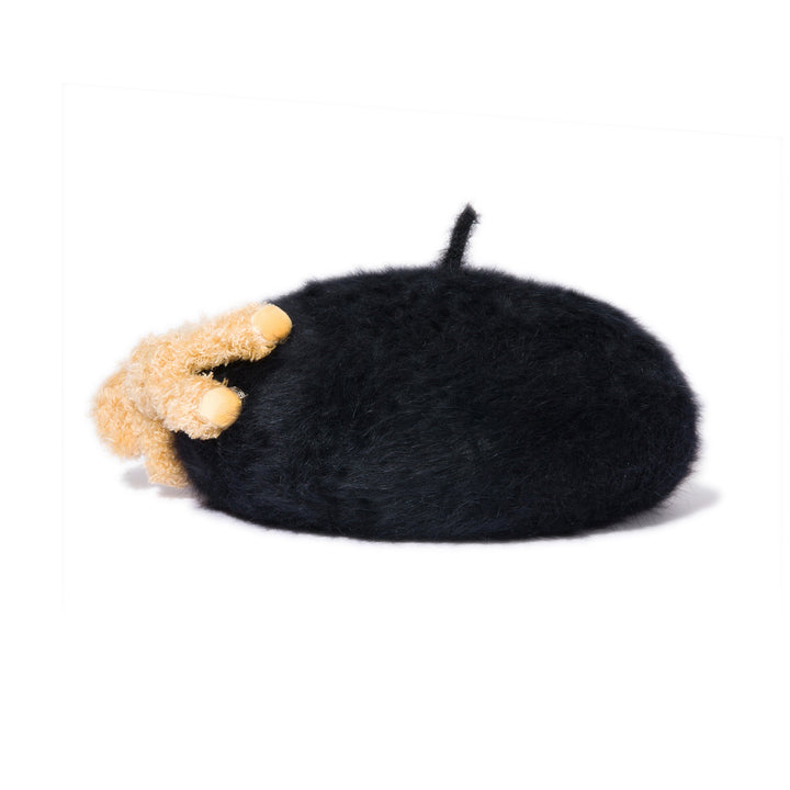 13De Marzo MULTI-LOGO FURRY BERET