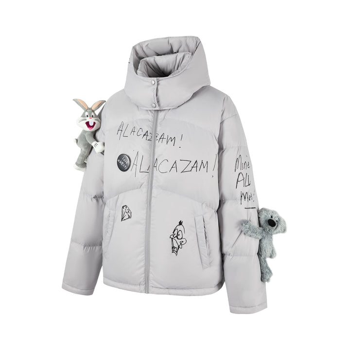 13De Marzo BUGS BUNNY SKETCH DOWN JACKET